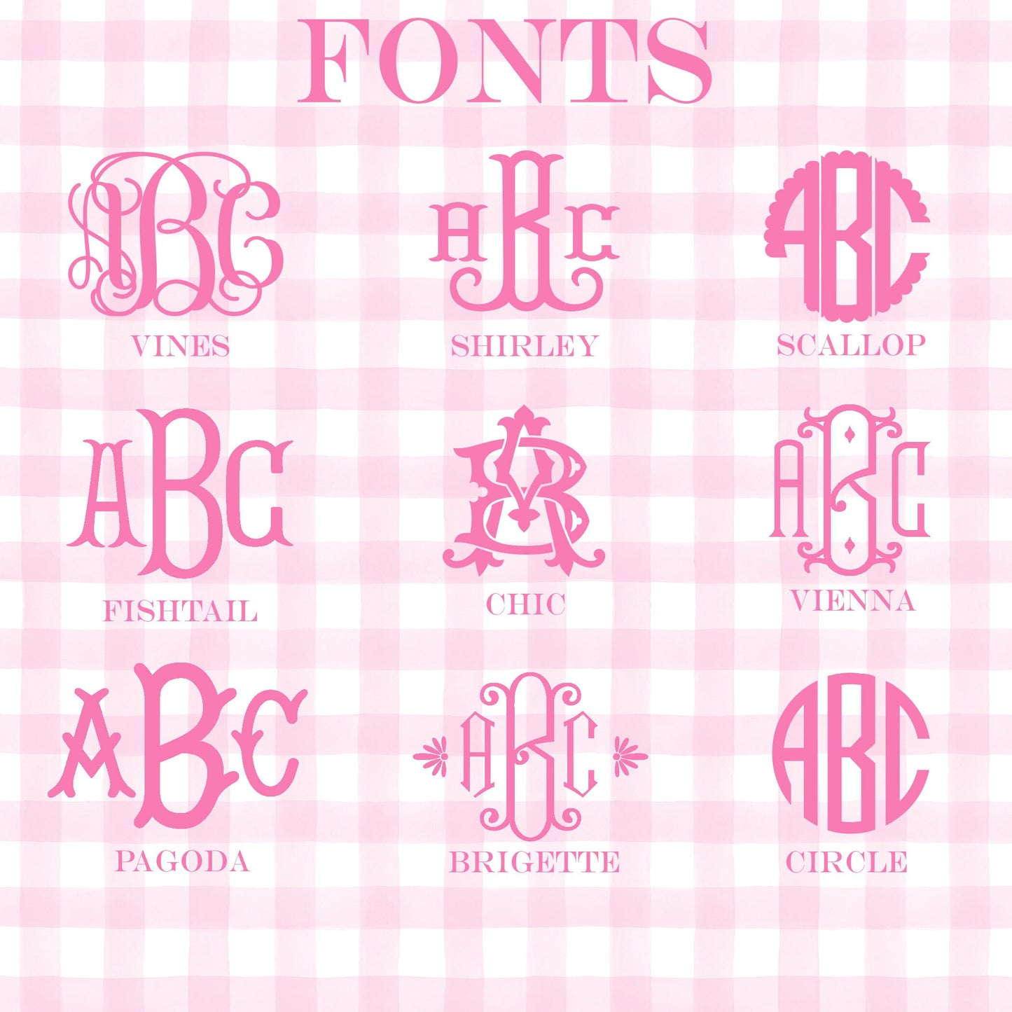 Monogram Enclosure Cards For Women