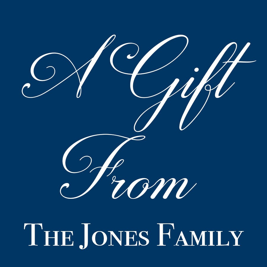 Family Gift Enclosure Cards