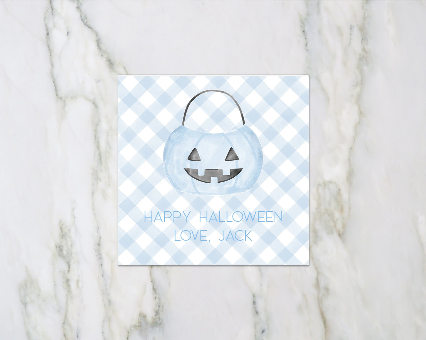 Personalized Pumpkin Gift Tag