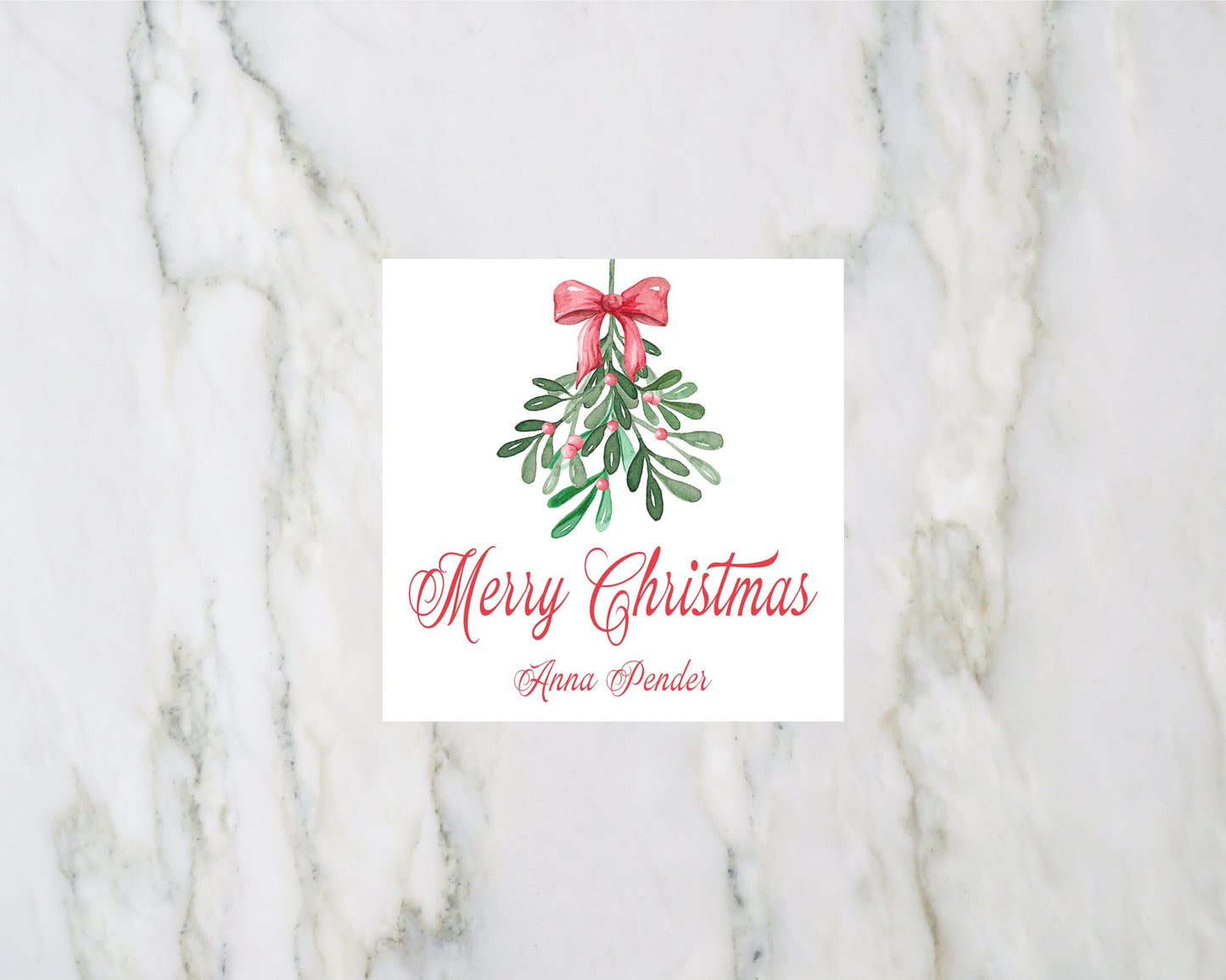 Mistletoe Enclosure Cards