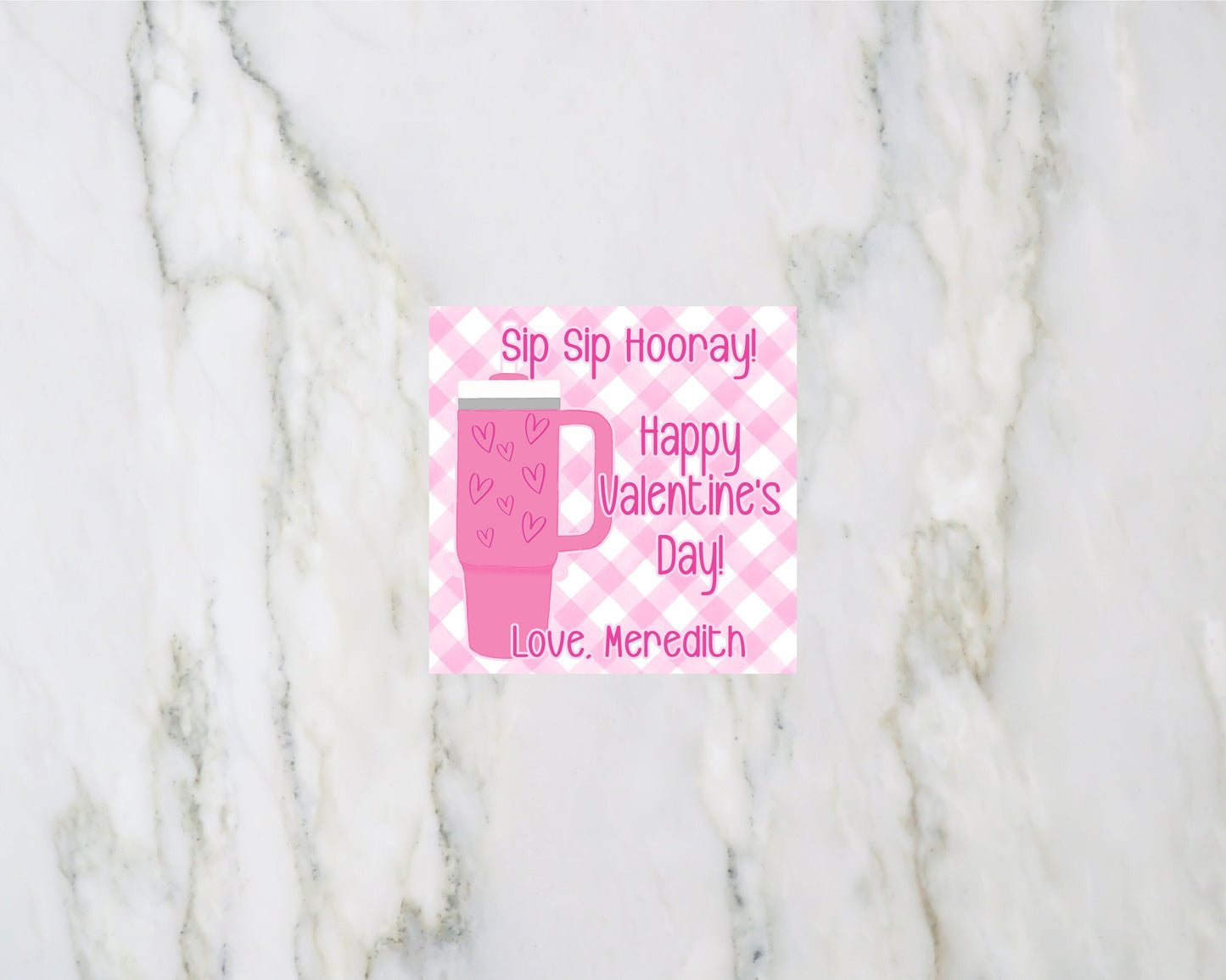 Stanley Cup Valentine Enclosure Card