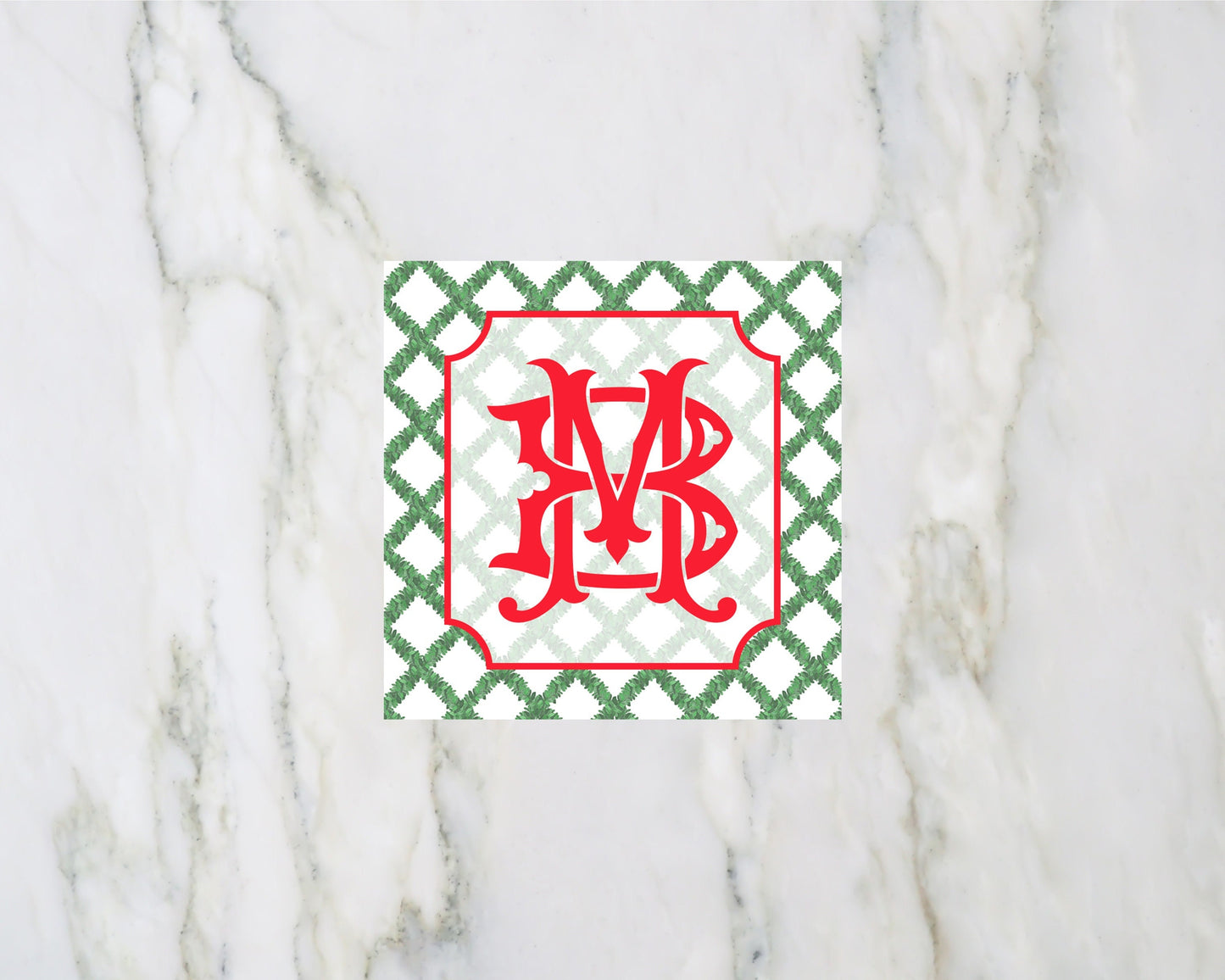 Christmas Ginger Jar Enclosure Card