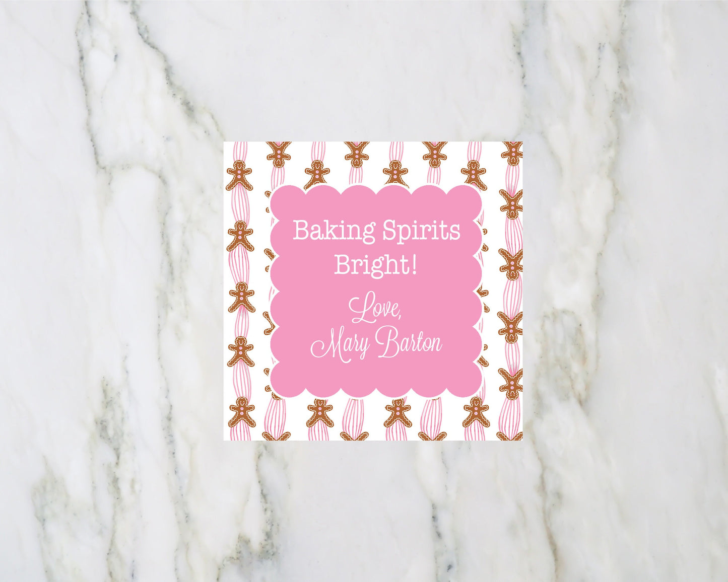 gingerbread Girl Enclosure Card
