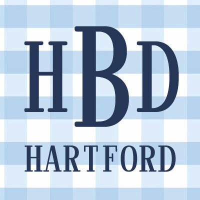 Blue Gingham Monogram Enclosure Cards For Boys