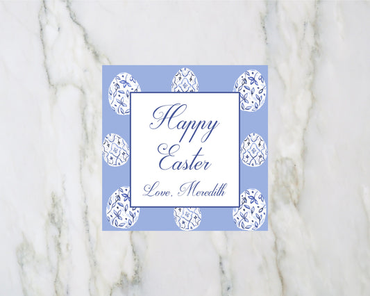 Chinoiserie Easter eggs Enclosure Card