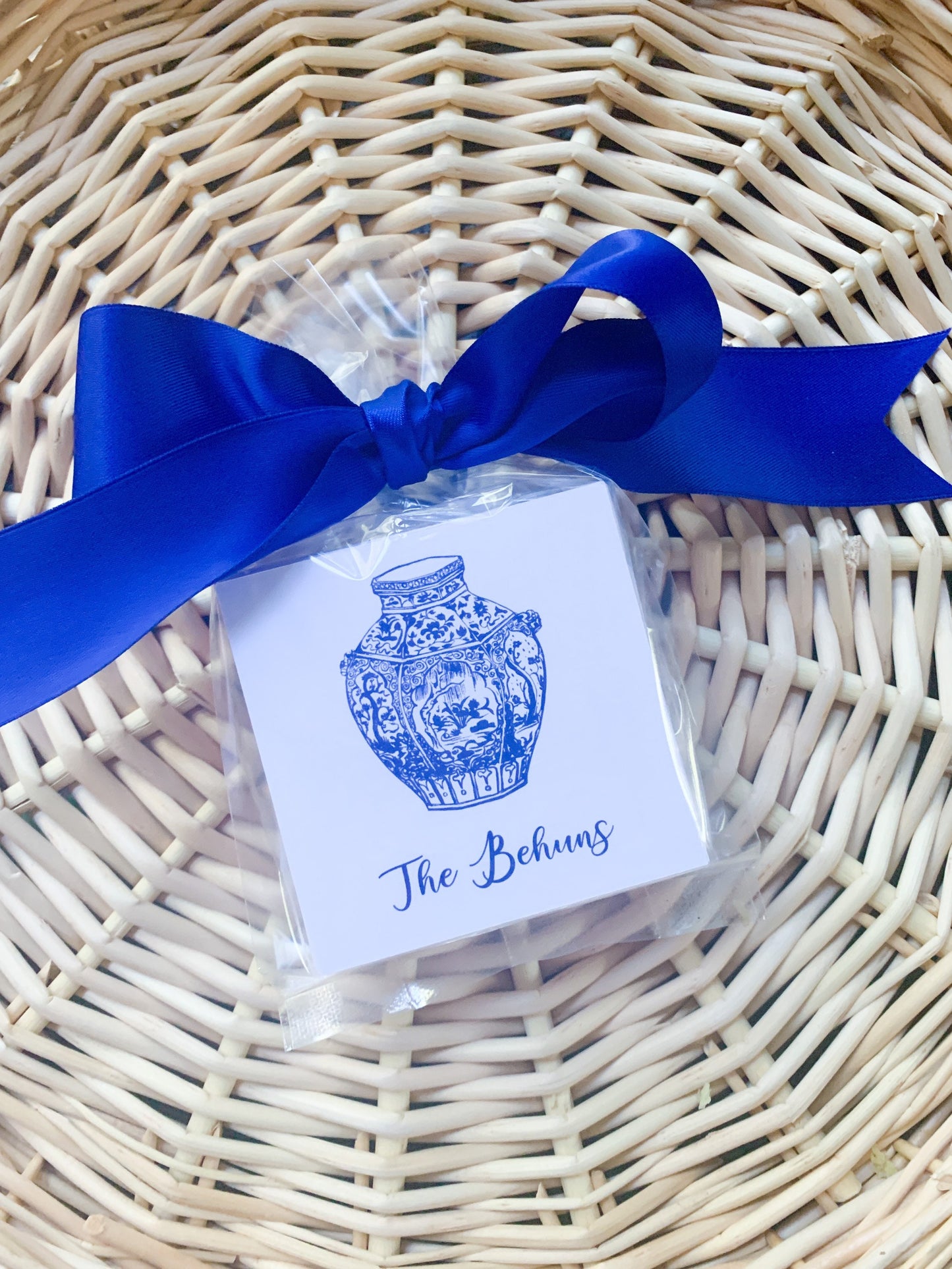 Ginger jar personalized enclosure cards