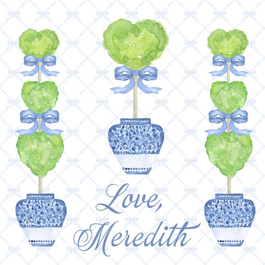 Heart Topiary Enclosure Cards