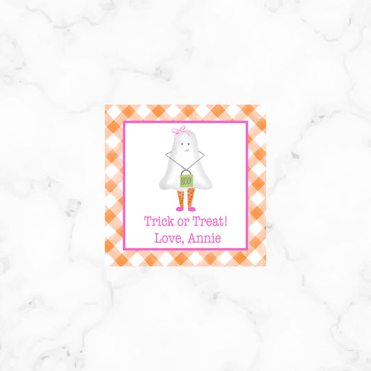 Personalized Ghost Gift Tag