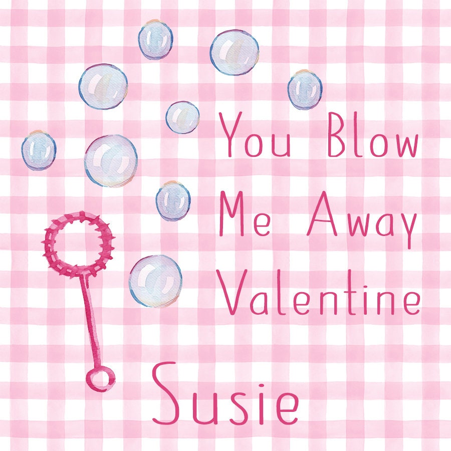 You blow me away valentine enclosure card