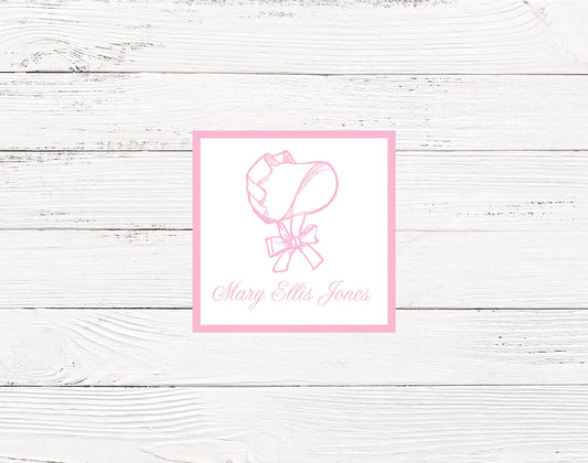 Personalized Enclosure Cards for Girls