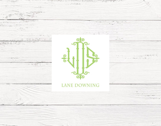 Monogrammed Enclosure Cards