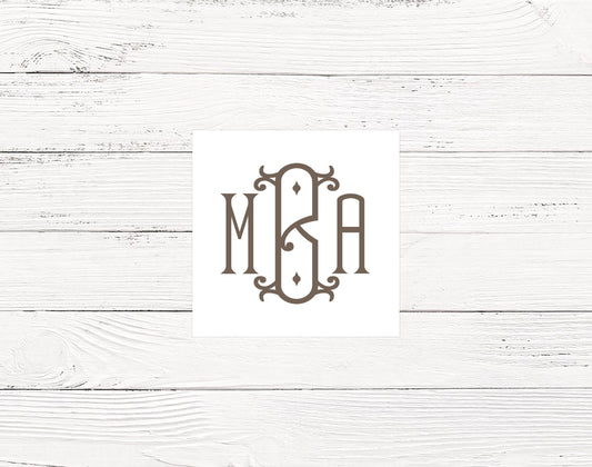 Monogram Gift Tags For Women