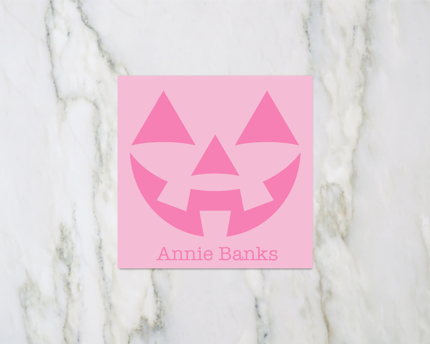 Personalized Pumpkin Gift Tag