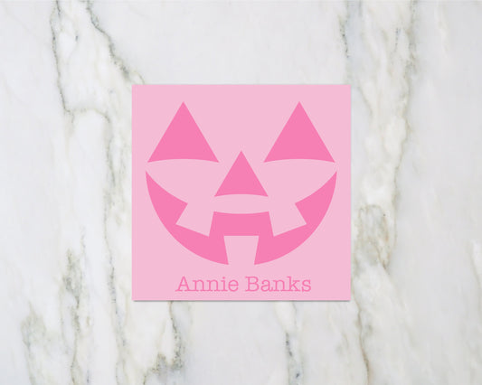 Personalized Pumpkin Gift Tag