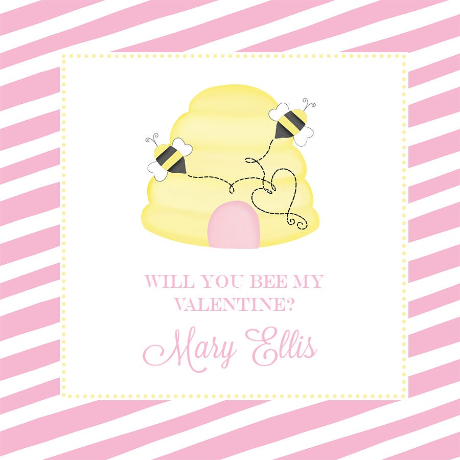 Bee My Valentine Enclosure Card