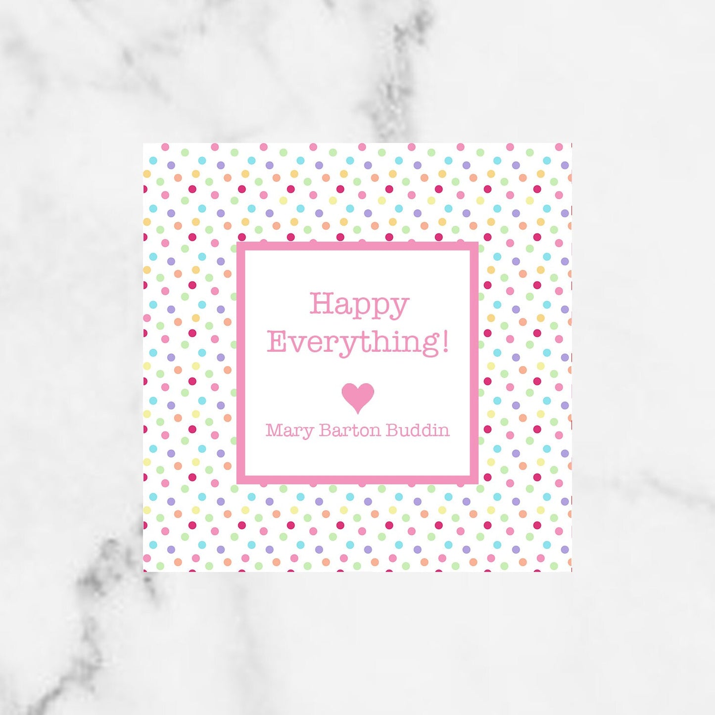 Happy Everything Enclosure Card or Sticker