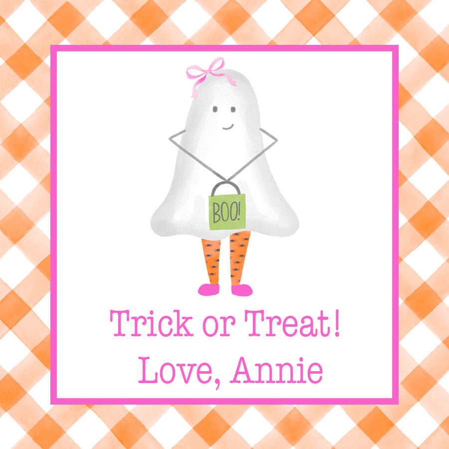 Personalized Ghost Gift Tag