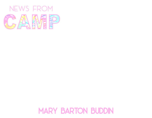 Girl's Camp Stationery