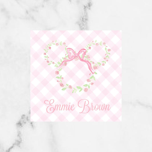 Minnie Mouse Floral Ears Enclosure Cards