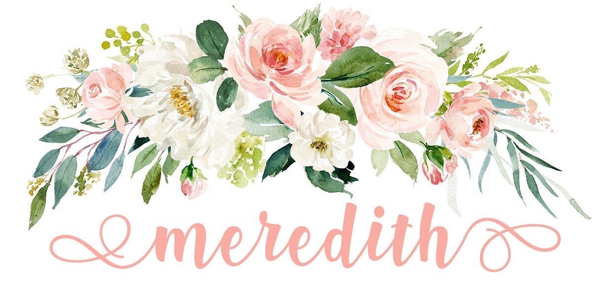 Floral Personalized Gift Enclosure Card/Tag